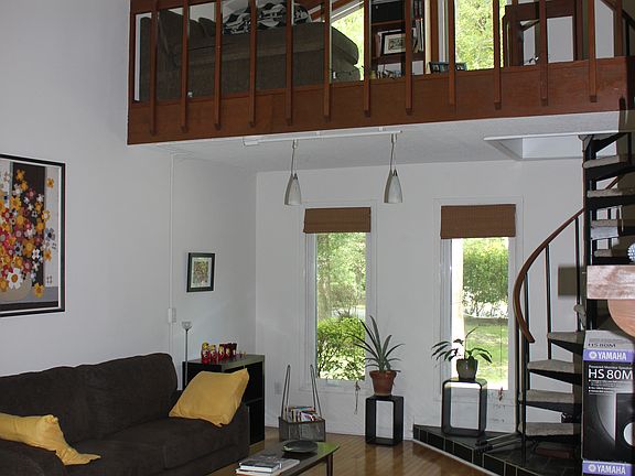 Living Room with Loft