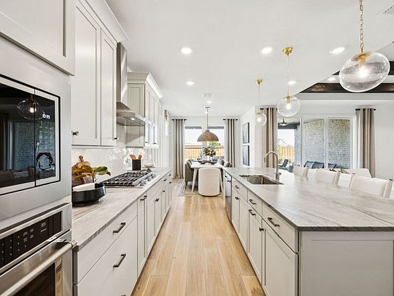 Abundant cabinet space in kitchen