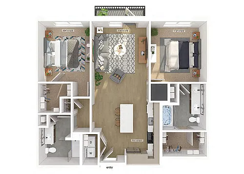 Floor plan B01