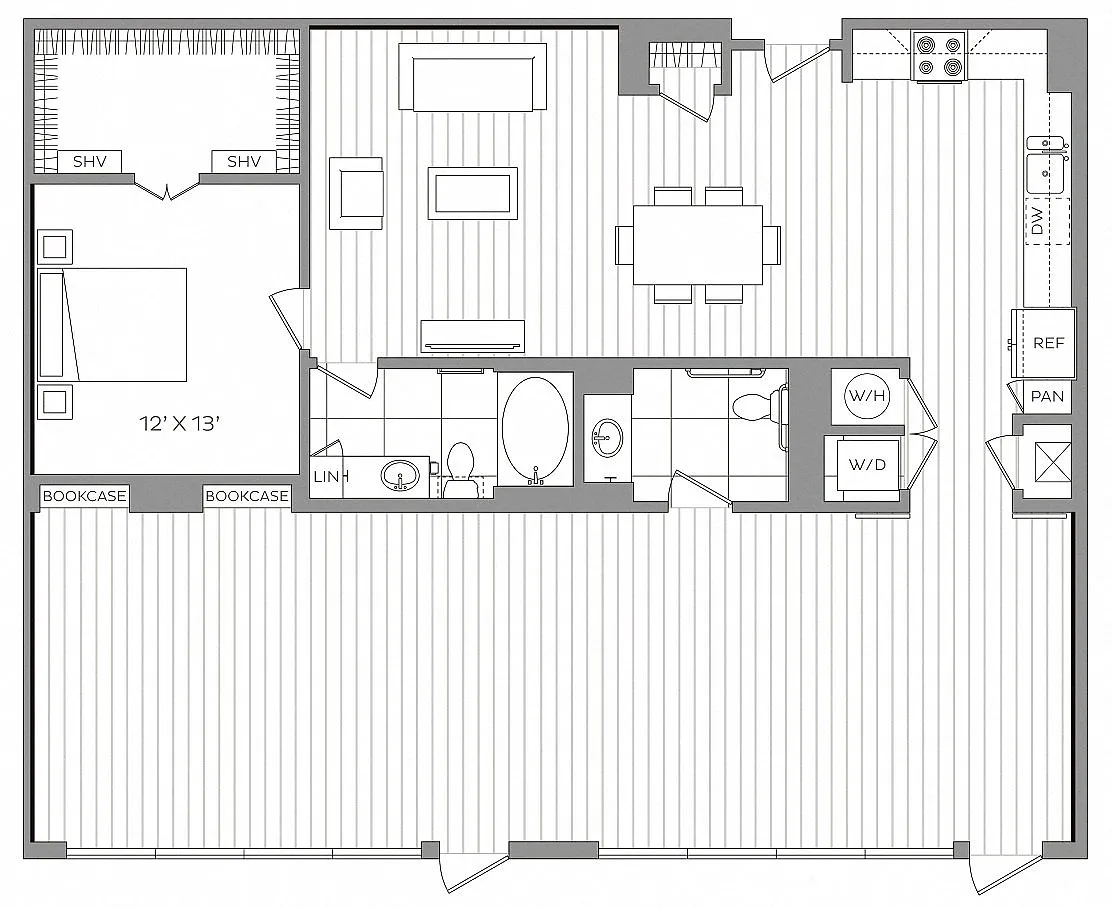 Floor plan LW5 Live Work