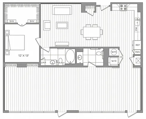 Floor plan LW5 Live Work