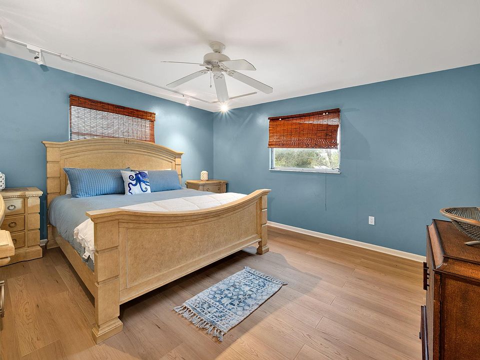 King Size Bed plus a Walk-In-Closet. Rest easy as Blackout blinds were installed after this photo!