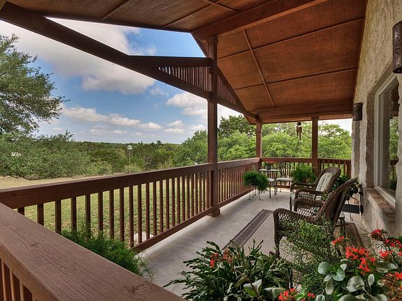 Apartment has its own porch