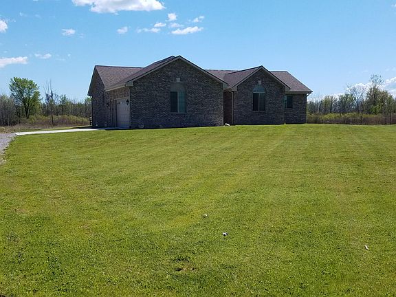 Front view on Marine City Hwy situated on 10 acres
