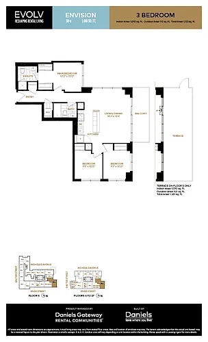 Floor plan Envision
