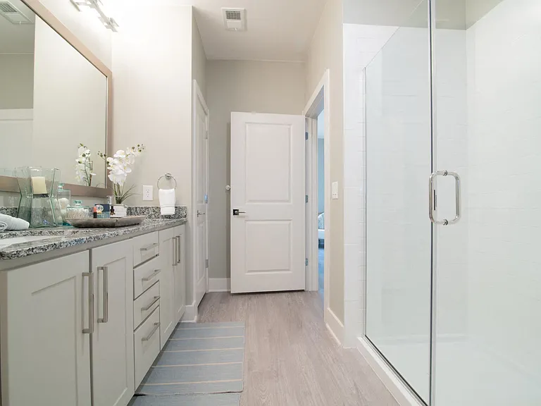 Spacious Bathroom at Hawthorne at Indy West in Wilmington, NC