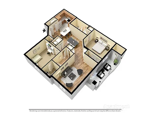 Floor plan Coronado 2x2