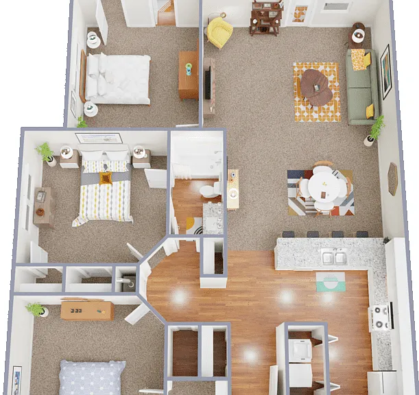 3x2 Floorplan Diagram