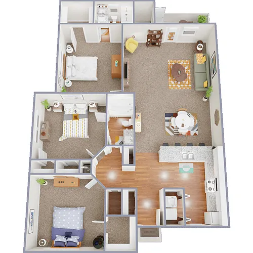 Floor plan 3X25