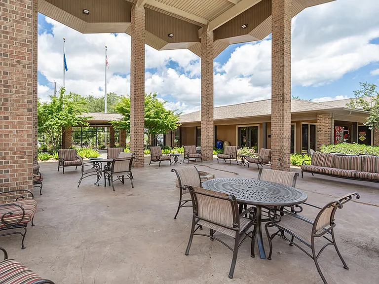 Covered Outdoor Lounge