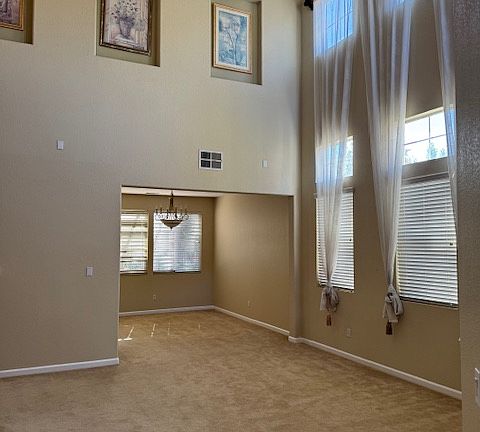 High ceiling formal Living room