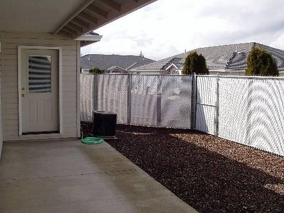 Private covered Patio