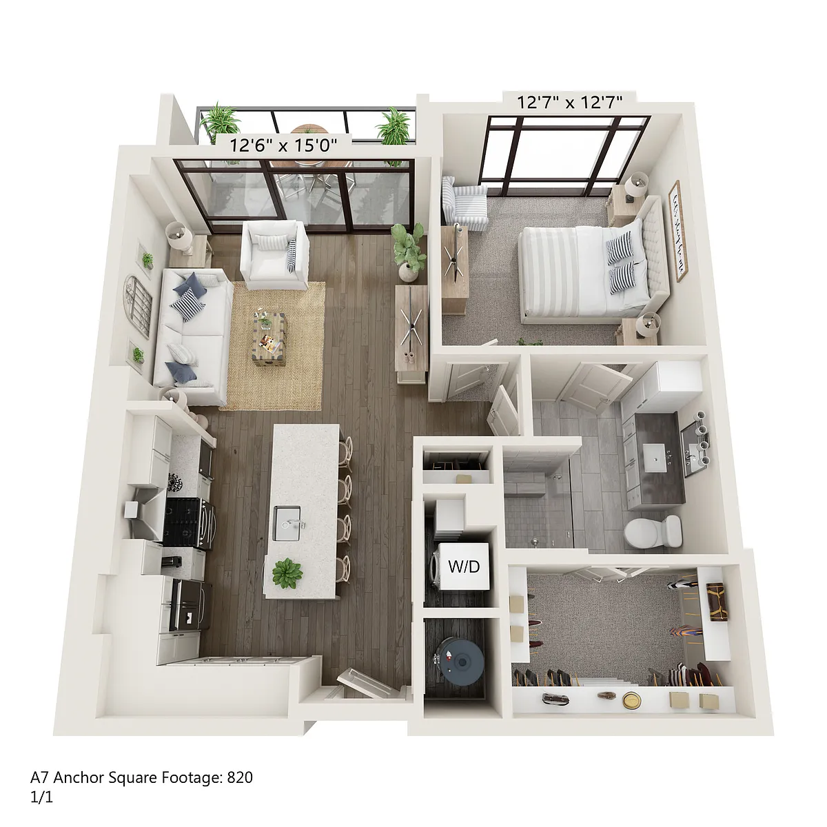 Floor plan Anchor 820