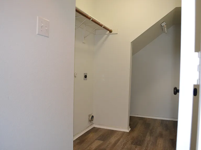 Large laundry room.