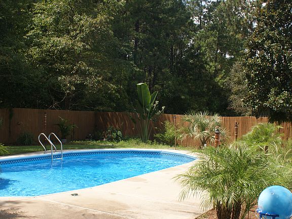 landscaped, fenced, pool