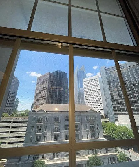 Daytime view from one window