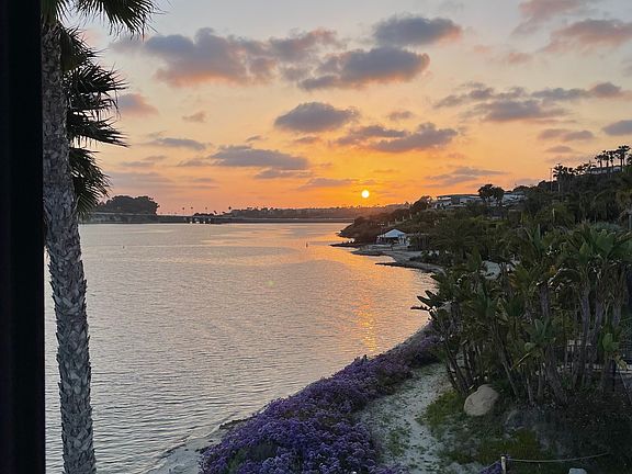 Sunset view from sun room