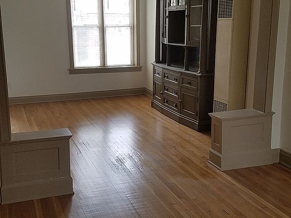 Dining room with built in hutch