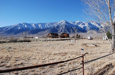 Overlooking the back area of the land