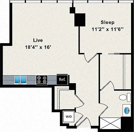 Floor plan A26 - 504