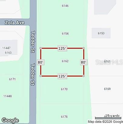 1st image of 6162 TEDDER STREET LOT 19