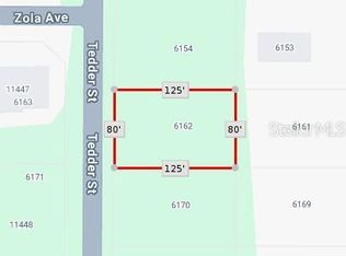 6162 TEDDER STREET LOT 19, PORT CHARLOTTE, FL 33981
