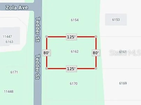 6162 TEDDER STREET LOT 19, PORT CHARLOTTE, FL 33981