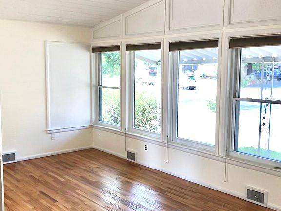 Living room with vaulted ceiling