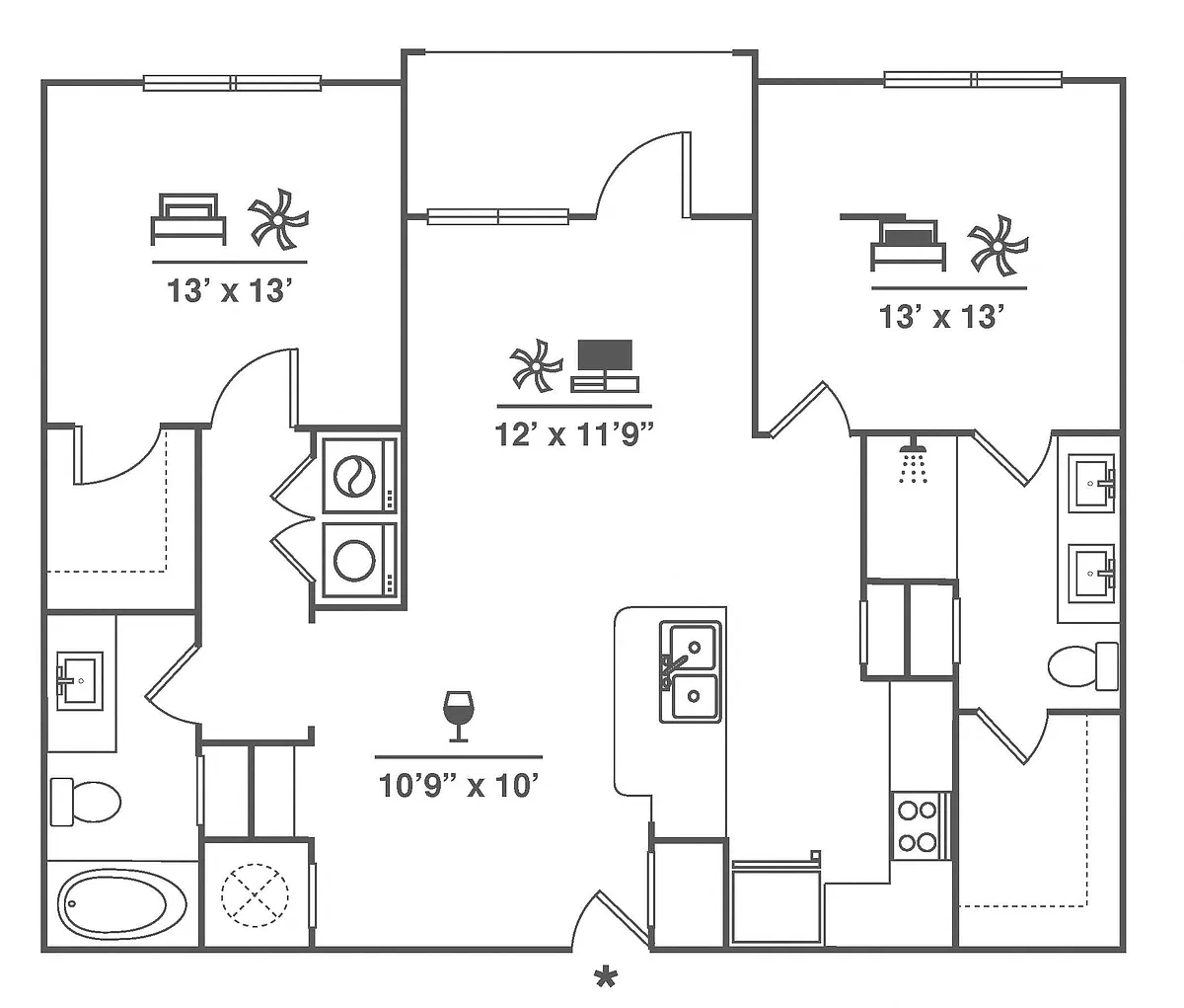 Floor plan B1