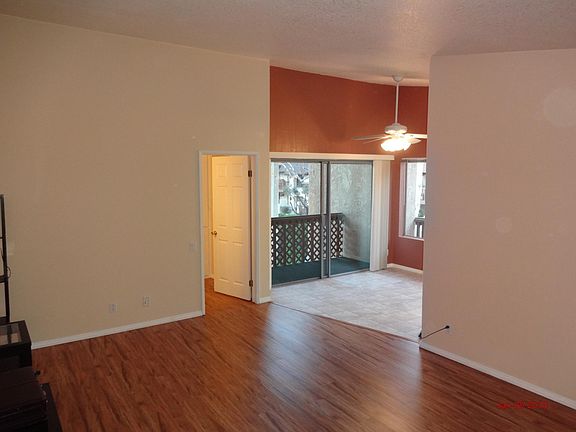 Living room and dining area