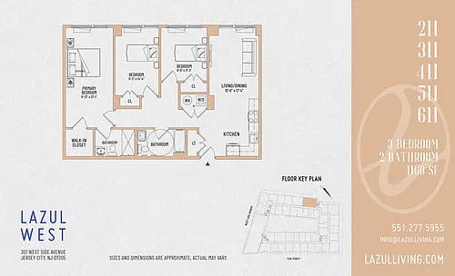 Floor plan 3 Bedroom