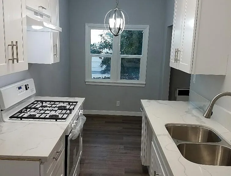 Kitchen and dining area