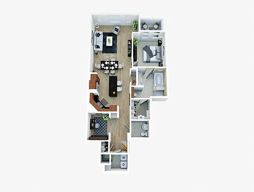 Floor plan Maple with Den