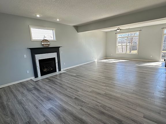 Entrance + Fireplace