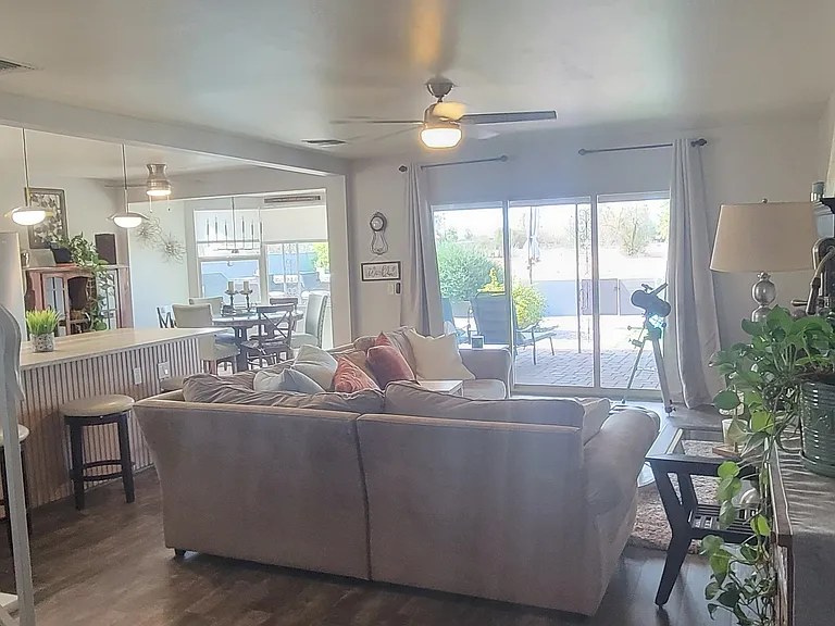 Open Living room area
