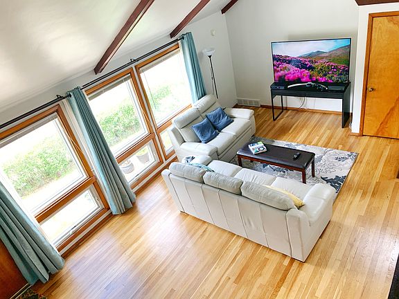 Top view of living room