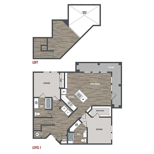 Floor plan 2DL