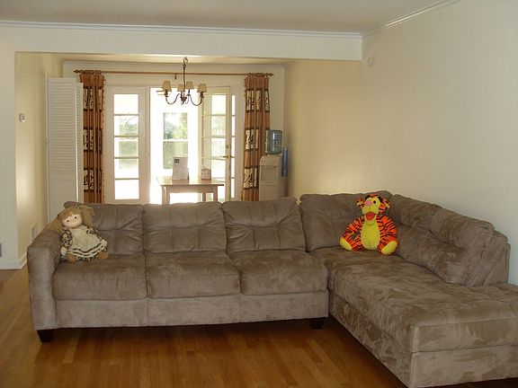 View of Living Room into Dining Room