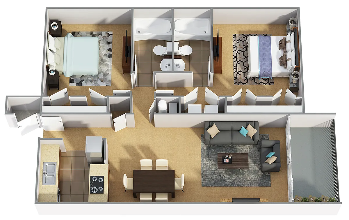 Floor plan Hampton