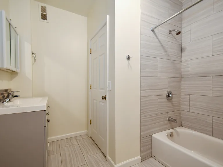 Newly renovated bathroom.