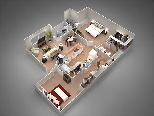 Floor plan B3