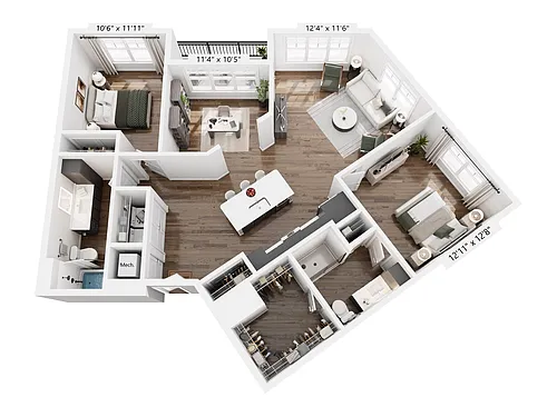 Floor plan B3