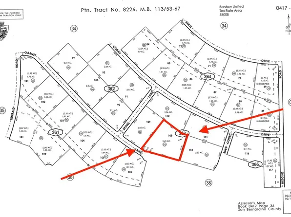 0 Garnet Ave Lot 108, Barstow, CA 92311