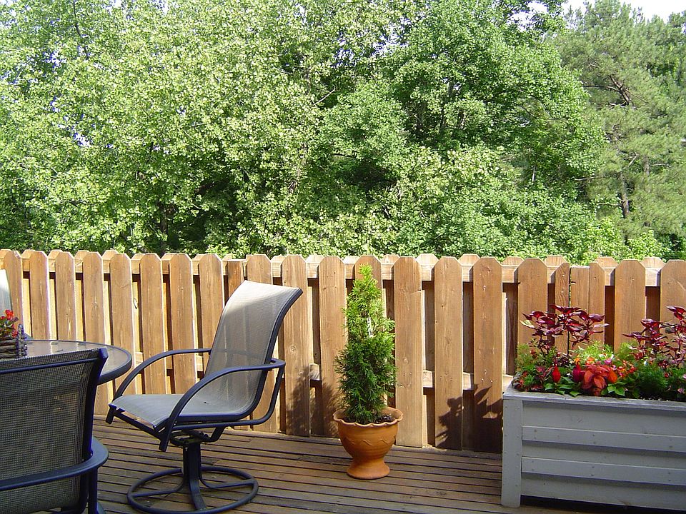Back Deck overlooking woods