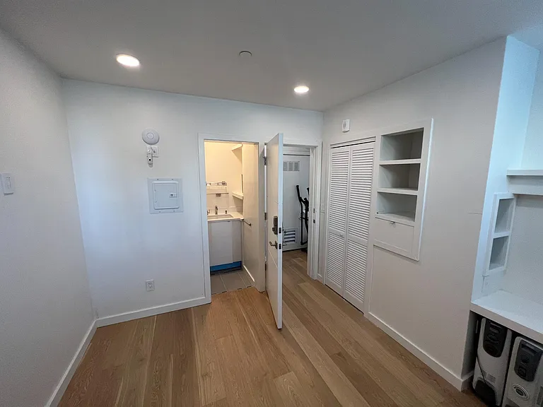 120 sq ft office with private entrance, kitchenette, half bathroom, built-in cat-6 connection, built-in WiFi modem, hidden safe