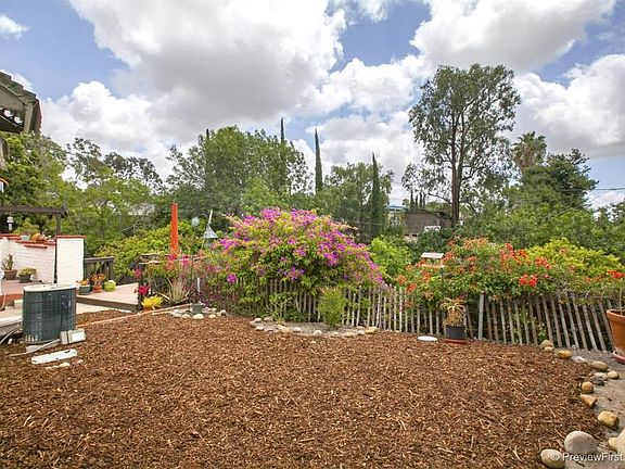 Top portion of back yard.