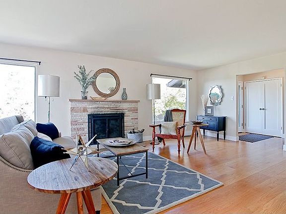 Bright formal living room