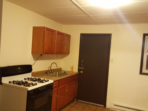 Kitchen is large
