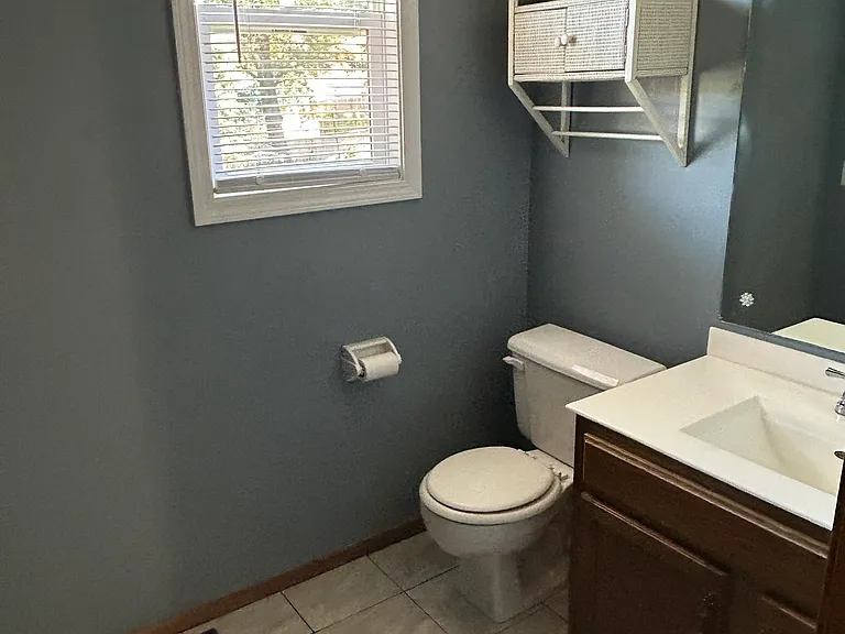 1/2 bath off hall 1st floor