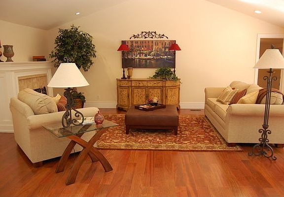 Open style living room, perfect for entertaining.